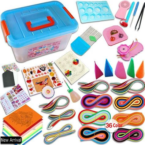Complete Quilling Paper Set With 2980 Strips All Necessary Tools And
