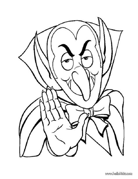 Vampire Coloring Pages To Download And Print For Free