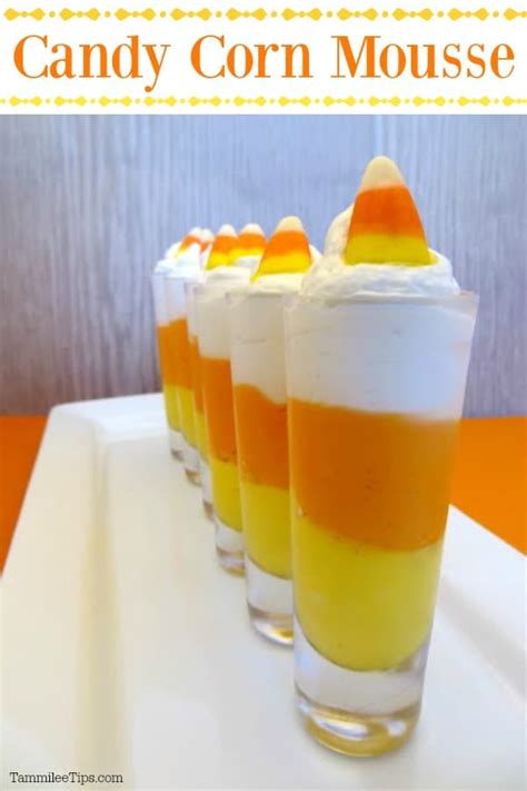 Candy Corn Cheesecake Mousse Recipe Tammilee Tips