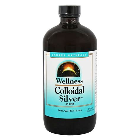 Source Naturals Wellness Colloidal Silver 30 Ppm 16 Oz Walmart