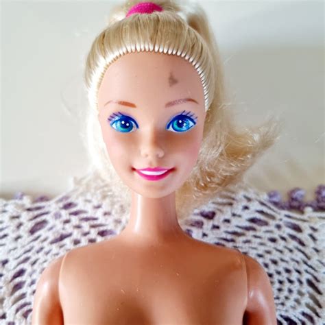 Vintage Barbie 90s Barbie Nude Doll Unidentified Etsy