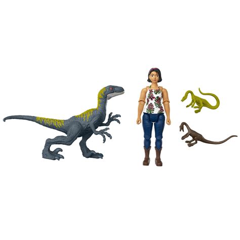 Toy Story Jurassic World Human And Dino Pack Sammy Velociraptor And 2