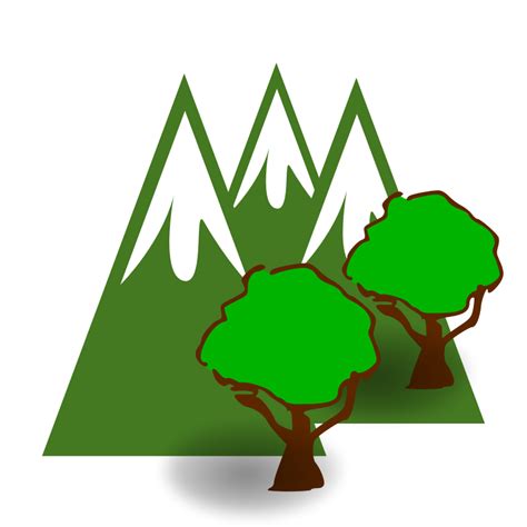 Free Green Mountain Clipart Image 9442 Green Mountains Clipart