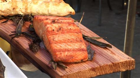 How To Grill Fish Filets On Cedar Planks With Chef Romy Prasad Youtube