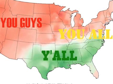 Dialect Map Of The United States Map