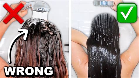 Hair Washing Mistakes That Will Ruin Your Hair Hair Care Routine Tips Youtube