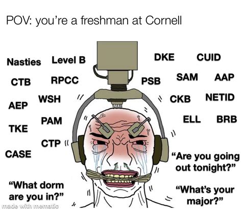 Pov Youre A Freshman At Cornell Rcornell