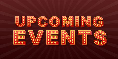 Upcoming Events Vector Png Images Megaphone Upcoming Glitch Events