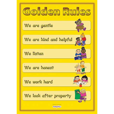 Golden Rules Classroom Poster Jenny Mosleys Quality Circle Time For