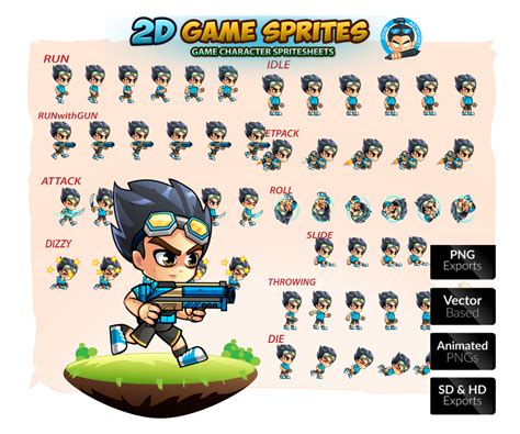 Video Game Sprite Sheets