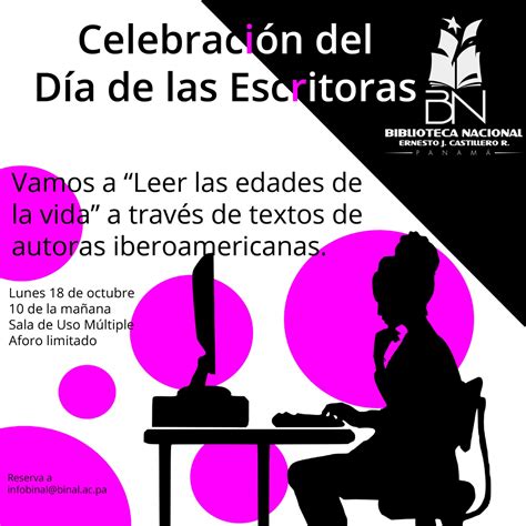 Biblioteca Nacional Celebra Día De Las Escritoras Para Todo Público Mujer