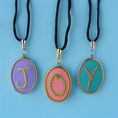 Pendant Frames For Embroidery Shiny Happy World