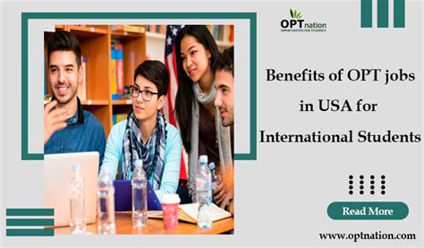 Benefits Of Opt Jobs In Usa For International Students Optnation