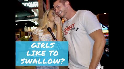 Girls Prefer To Swallow Then Spit What Do Women Prefer Youtube