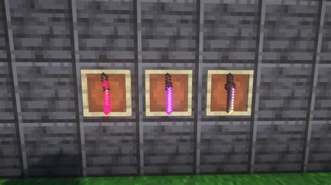 Made Some Custom Netherite Swords That Glow In The Dark When Using