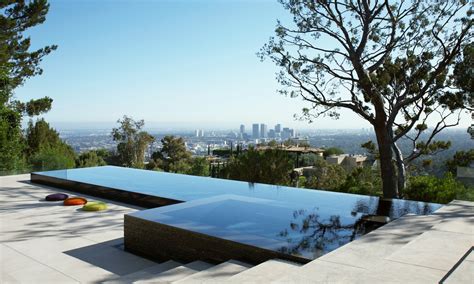 Hollywood Hills Infinity Pool And Terraces By Barry Beer Design