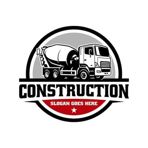 Premium Vector Concrete Mixer Truck Construction Vehicle