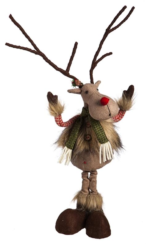 Find exclusive treasures for every room. Reindeer Posable Plush in 2020 | Indoor christmas ...