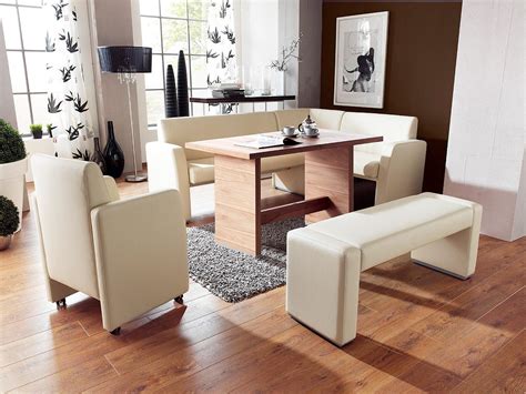 Made from pu leather meaning that it is easy to clean. Corner Dining Table Set: a Choice of Minimalism - HomesFeed
