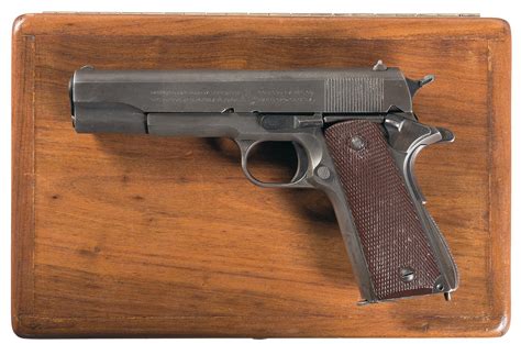 Us Colt Model 1911a1 Semi Automatic Pistol With British Proofs