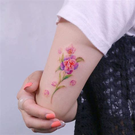 Update 73 Korean Flower Tattoo Best Thtantai2