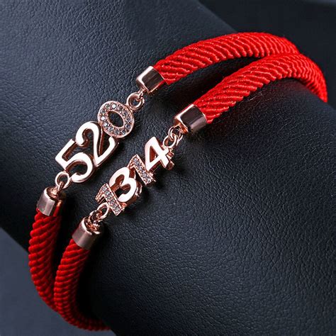 925 Sterling Silver Bracelet 925 Women Crystal Lucky Red Rope Bracelet