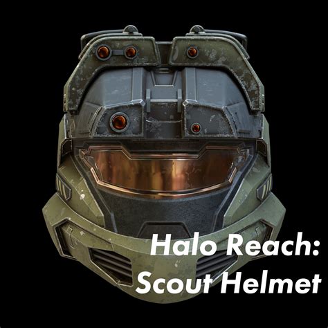 Halo 4 Master Chief Helmet 3d Model