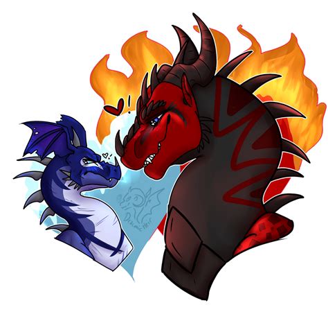 Fire And Ice By Draconicheir On Deviantart