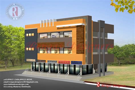 Front Small Commercial Building Design