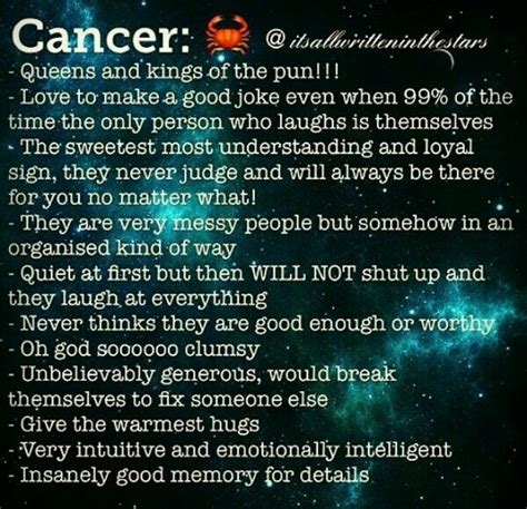 These scary and creepy facts about each zodiac sign are an interesting read. 2382 best Cancerian Quotes images on Pinterest | Cancer ...
