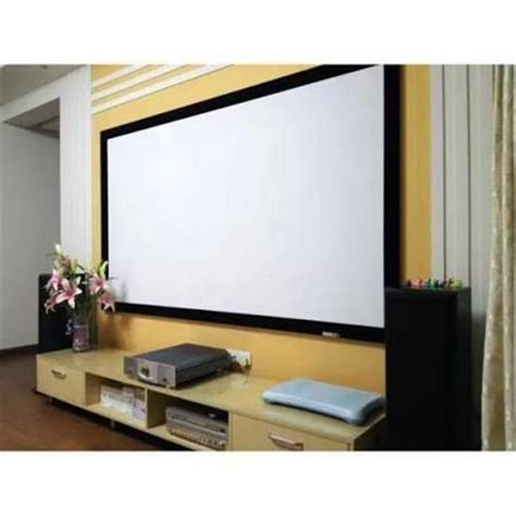 120 In Home Theater Fixed Flat Projection Screen