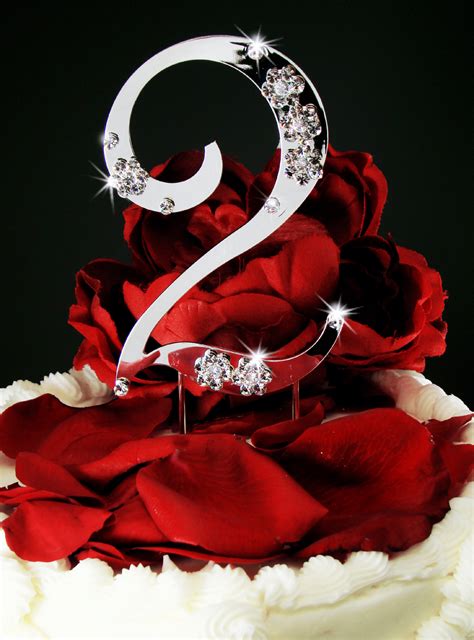 Maybe you would like to learn more about one of these? Wholesale 2nd Birthday or Anniversary Wedding Crystal Cake Topper