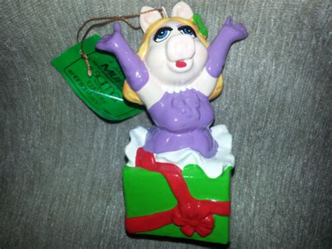 Miss Piggy 1981 Vintage Keepsake Christmas Ornament Jim Henson The