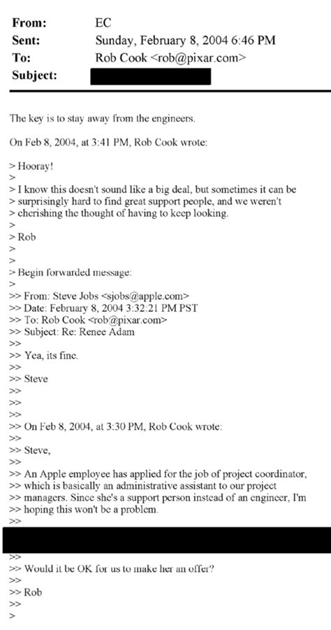 Never miss an opportunity to show your employer what you offer the company. Emails From Steve Jobs - Business Insider