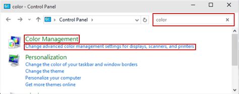 5 Ways To Open Color Management In Windows 10