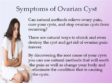 Symptoms Of Ovarian Cyst