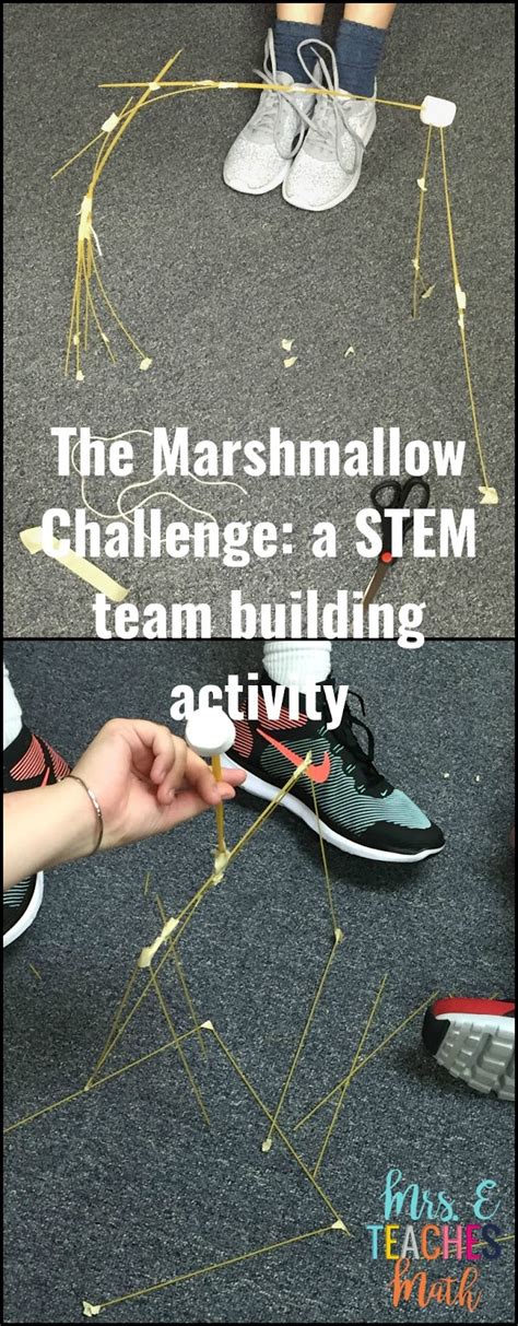 The Marshmallow Challenge Mrs E Teaches Math
