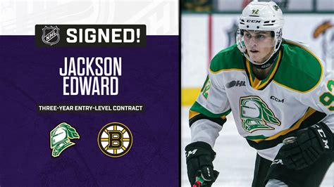 Bruins Sign Jackson To Entry Level Contract Bvm Sports