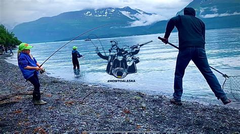 Best Place To Salmon Fish For Beginners Valdez Alaska Youtube