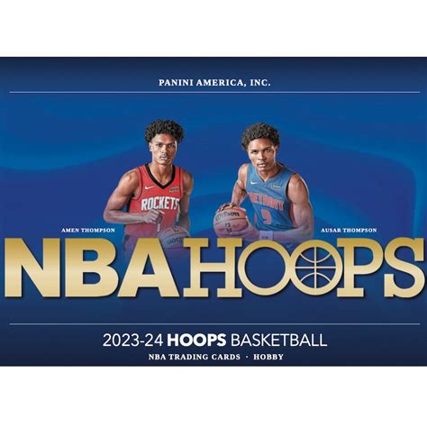 2023 24 Panini NBA Hoops Basketball Checklist Set Details Box