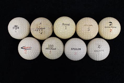 Some Vintage Golf Balls We Found In Our Sort Yesterday Anyone Ever Hit