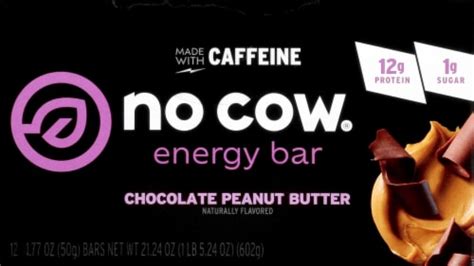 No Cow Chocolate Peanut Butter Energy Bars Ct Oz Fred Meyer