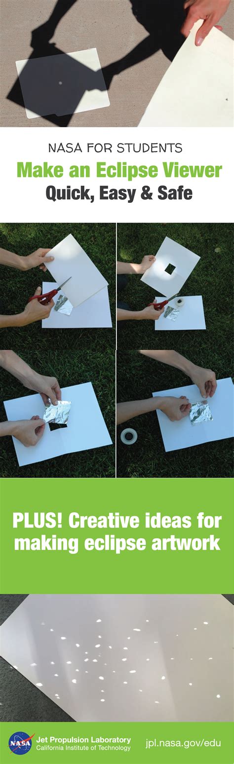 Make Your Own Pinhole Camera To Safely View A Solar Eclipse In Action Never Look Directly At