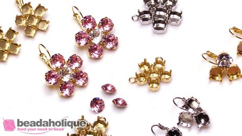 How To Set Multiple Swarovski Crystals In Prong Gita Jewelry Settings