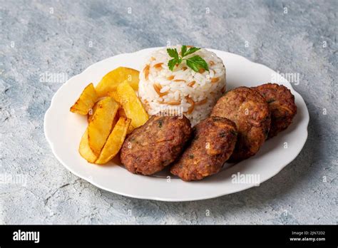 Traditional Turkish Food Dry Meatballs Or Ineg L Meatballs With
