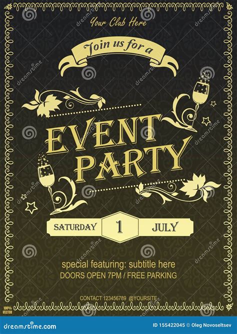 Event Invitation Card Template – Mightyprintingdeals.com
