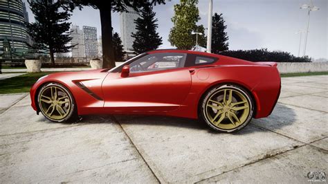 Chevrolet Corvette C7 Stingray 2014 V20 Tirebfg Para Gta 4