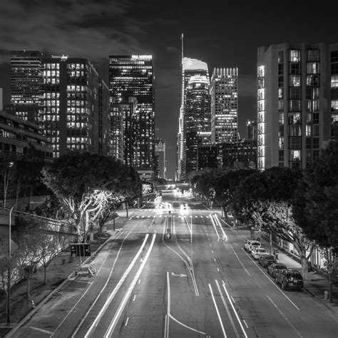 City Lights Black And White Wallpapers On Wallpaperdog
