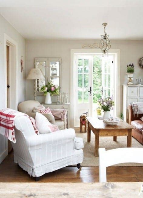 From painting the walls all white, to pops of. Country Cottage Decor - Decorating With White & Brown ...