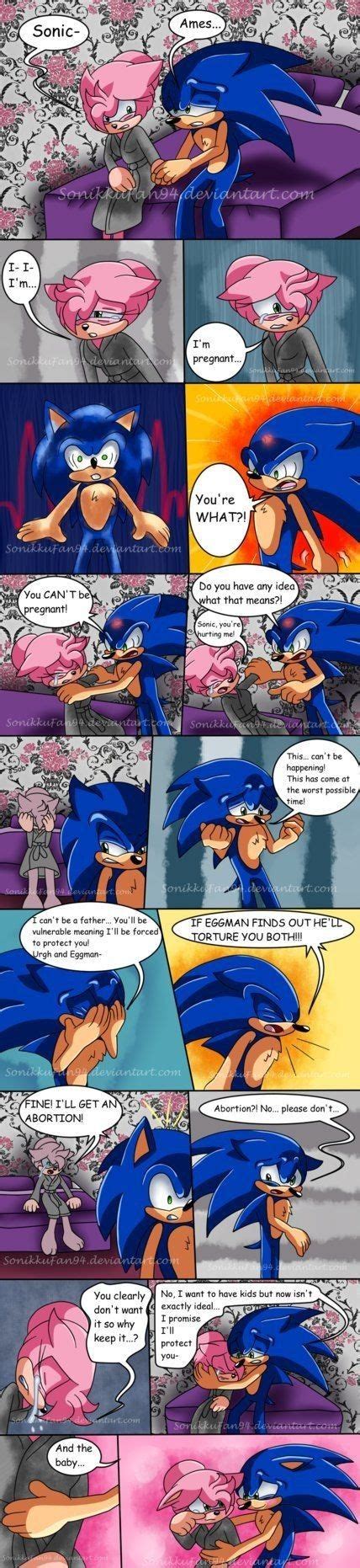 Sonic And Amy Sonic Boom Sonamy Comic Sonic The Movie Shadow And